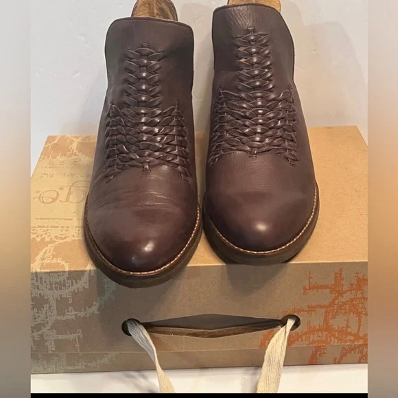 Women Leather  Latigo  Ankle Boots size 9.5 - Picture 12 of 16